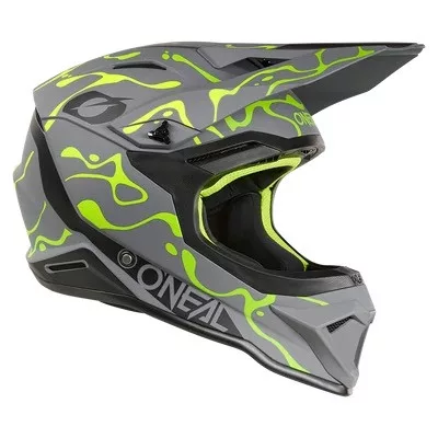 ONeal 1Series Splash motocross sisak szürke-neon sárga