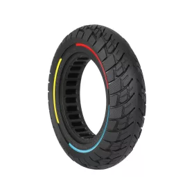 10*2.5 solid tire with three colors circle(37mm slot）