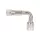Silver 90 degree air nozzle