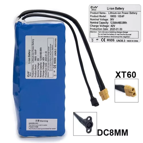 Külső akkumulátor 36 V 12,8 A/H