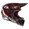 ONeal 1Series Splash motocross sisak fekete-piros
