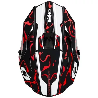 ONeal 1Series Splash motocross sisak fekete-piros