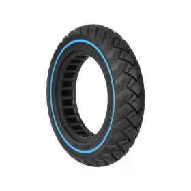    10x2,125 off-road  tömör gumi kék csíkkal (ID 141mm & slot 36mm)