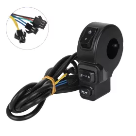 Black three-function switch (cable length 170cm)