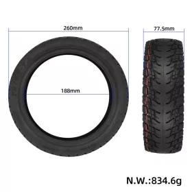 70/60-7,5 off-road külső gumi ( tubeless )