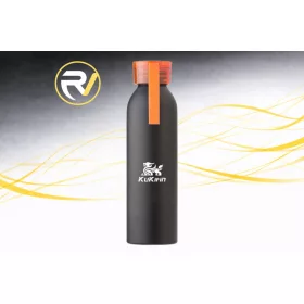 Kukirin fém kulacs - gravírozott fekete/narancs