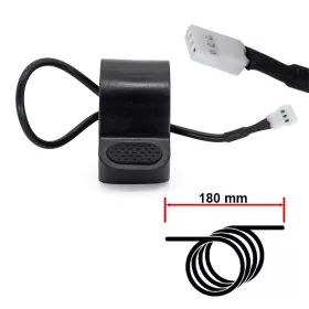 Gázkar fekete betéttel