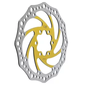 140mm féktárcsa 6 lyukkal-sárga